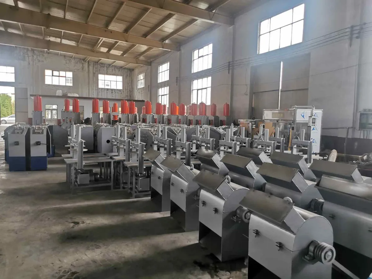 Assembly and control stations across the workshop floor
